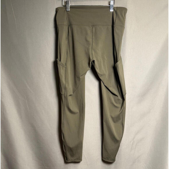 Arc'teryx Women's Size L Leggings Green Hiking Outdoor Stretch Climb - Picture 2 of 5